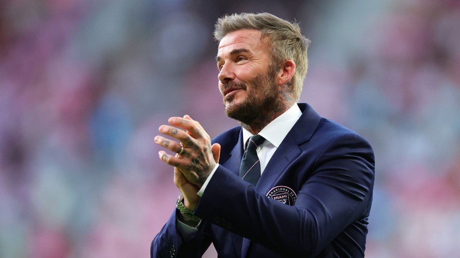 David Beckham a Puskás Arénában követte a PSG-Arsenal meccset