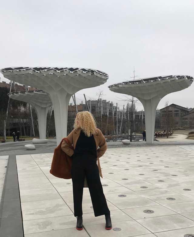 Végh Dóri egy kis csavart vitt a mai szettjébe