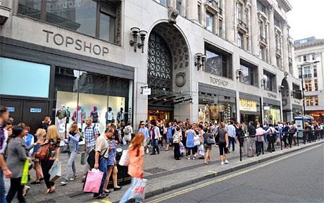 london, oxford street, divat, bevásárló utca, topshop