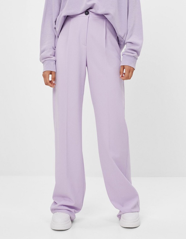 Bő szárú nadrág BERSHKA 7 995 Ft