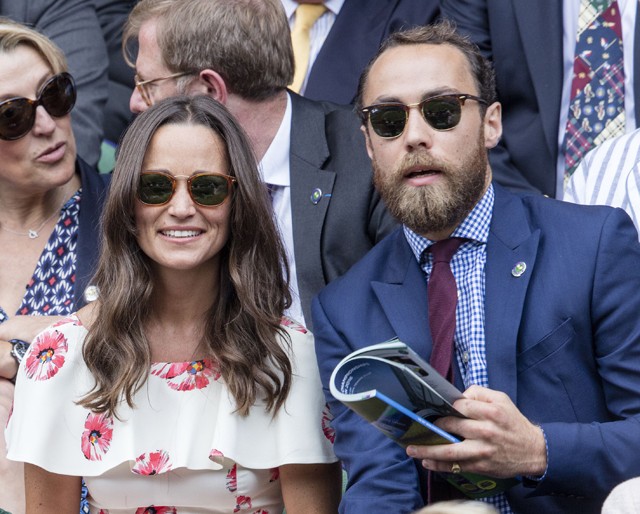 pippa middleton, james middleton, wimbledon