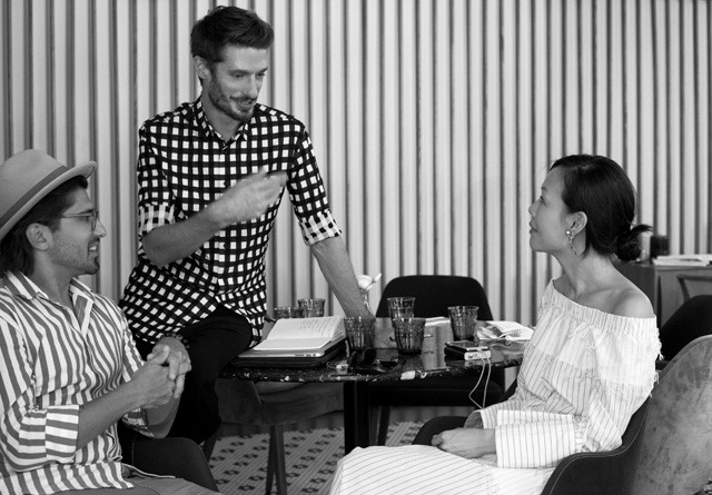 Godena-Juhász Attila, Tóth András és a DFO vezetője, Meimei Ding