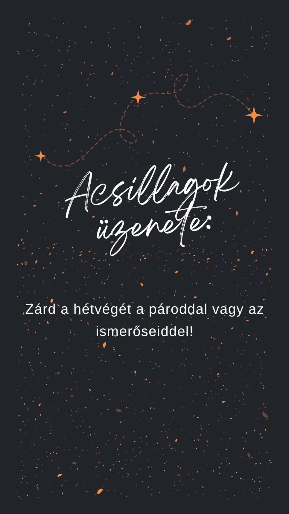 Egy kis emlékeztető mára