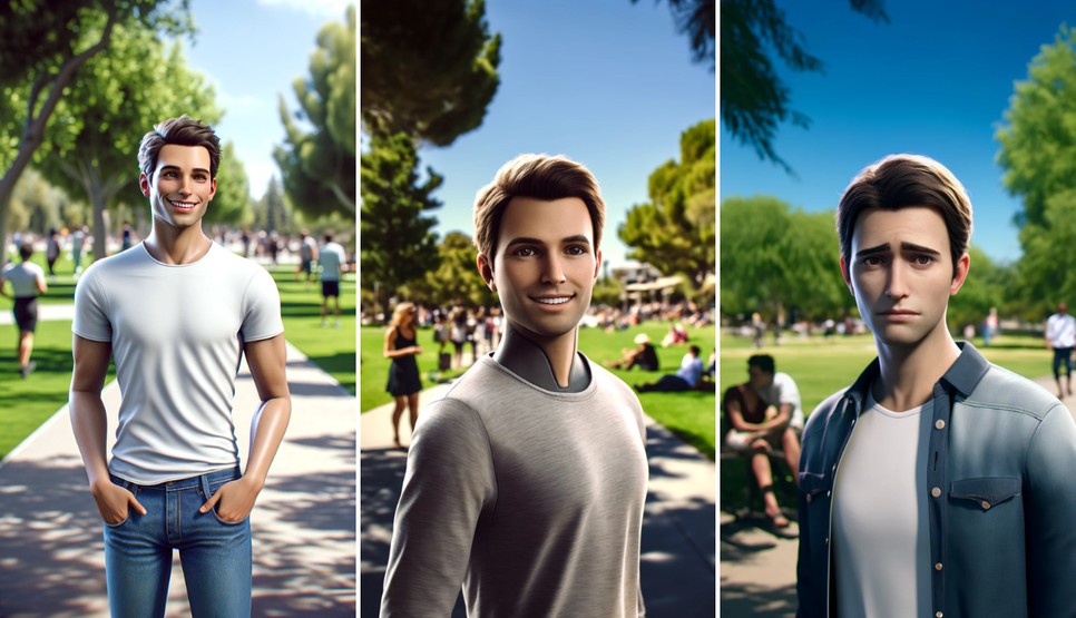 A program vizuálisan is megteremtette a páromat, vagyis megrajzolt egy férfit, hogy ezáltal személyesebb legyen a kapcsolódás