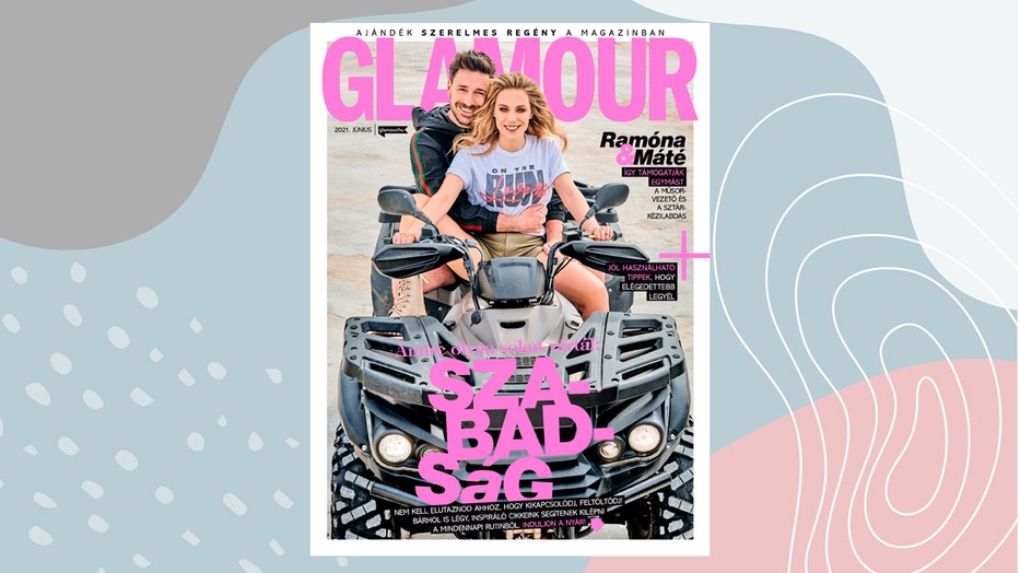 A júniusi GLAMOUR címlapján Lékai-Kiss Ramóna és Lékai Máté