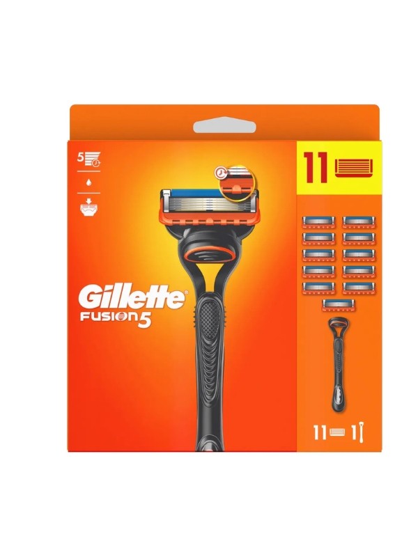 Fusion5 borotva + betétek GILLETTE 20 999 Ft a Rossmann üzleteiben és online, GLAMOUR kuponnal, 20% kedvezménnyel 16 799 Ft 
