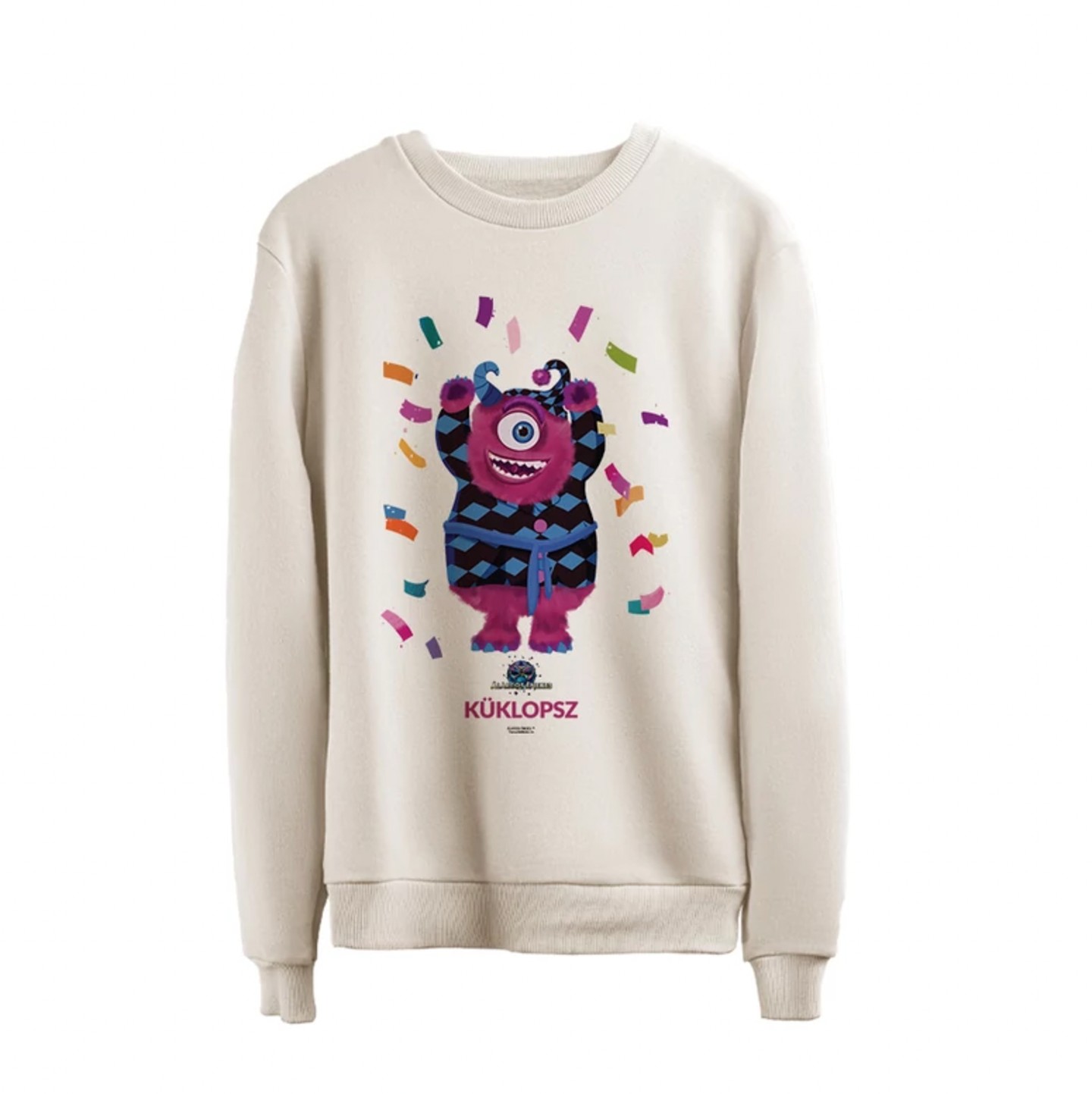 Álarcos Énekes unisex fehér kereknyakú pulóver - küklopsz shop.glamour.hu 19 990 Ft