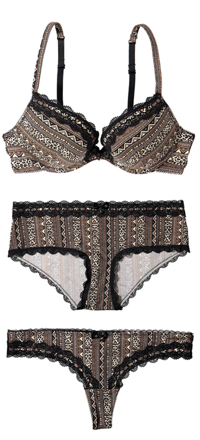 Mintés pamut melltartó, tanga és francia bugyi NEW YORKER 3990 Ft, 1790 Ft, 1790 Ft helyett 3190 Ft, 1430 Ft, 1430 Ft