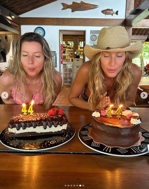 Patricia és Gisele Bündchen együtt ünnepelték a születésnapjukat