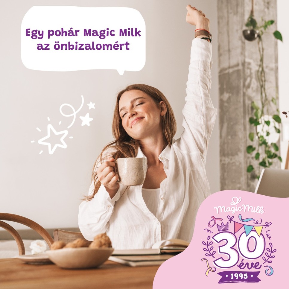 Egy pohár laktózmentes Magic Milk a nap tökéletes indításához – élvezd az önbizalommal teli reggeleket a laktózmentes étkezés jegyében!