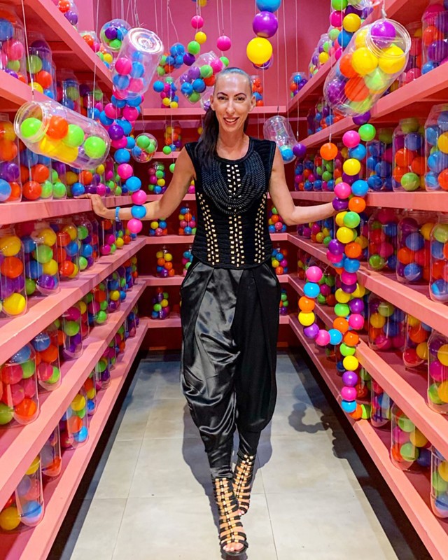 Lassu Nelli a H&M egyik legmenőbb kollaborációjából választotta ki mai szettjét