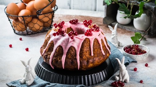 Ezt a cuki, rózsaszín cukormázas kuglófot imádni fogod