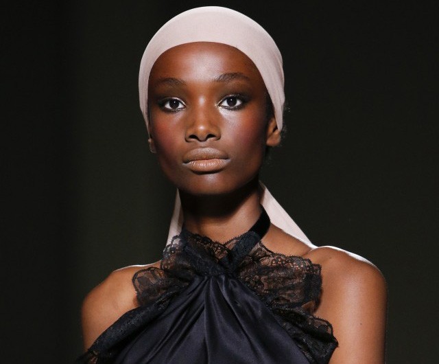 Imari Karanja a Tom Ford bemutatóján