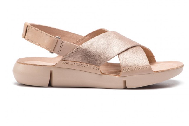 Rose arany színű bőrszandál CLARKS 29995 Ft