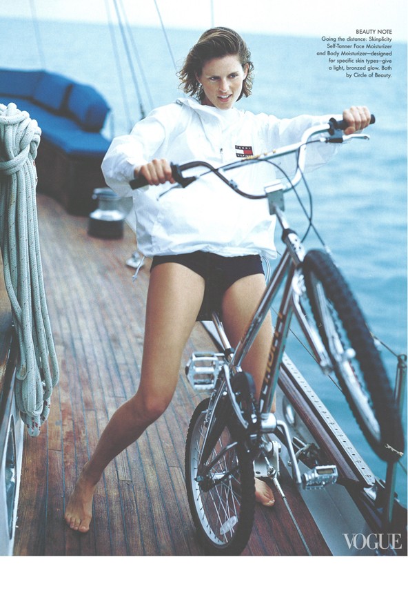 Stella Tennant. Bruce Weber, Vogue, 1998. július.