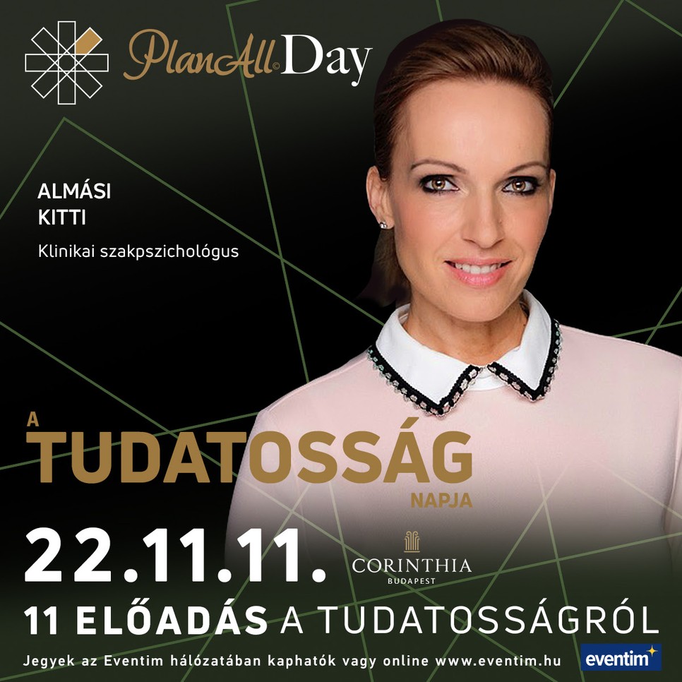 A második Plan All Day eseményen Almási Kitti is előadó lesz