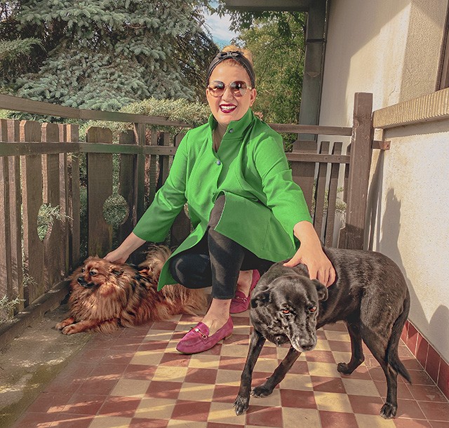 Kozma Rita megmutatja a cuki kutyáit