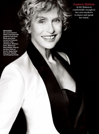 Lauren Hutton Testino régi kedvence