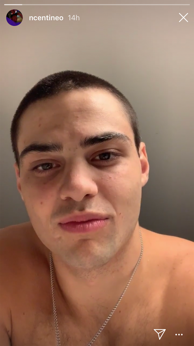 Noah Centineo kopasz