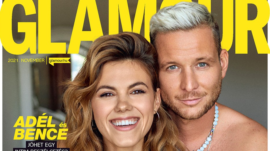  Csobot Adél és Istenes Bence a GLAMOUR 2021. novemberi lapszámának címlapján