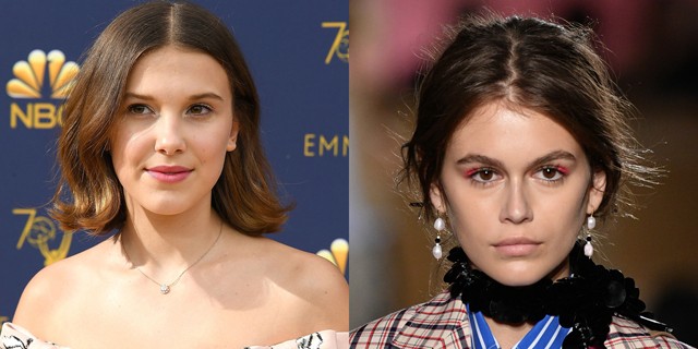 Millie Bobby Brown és Kaia Gerber