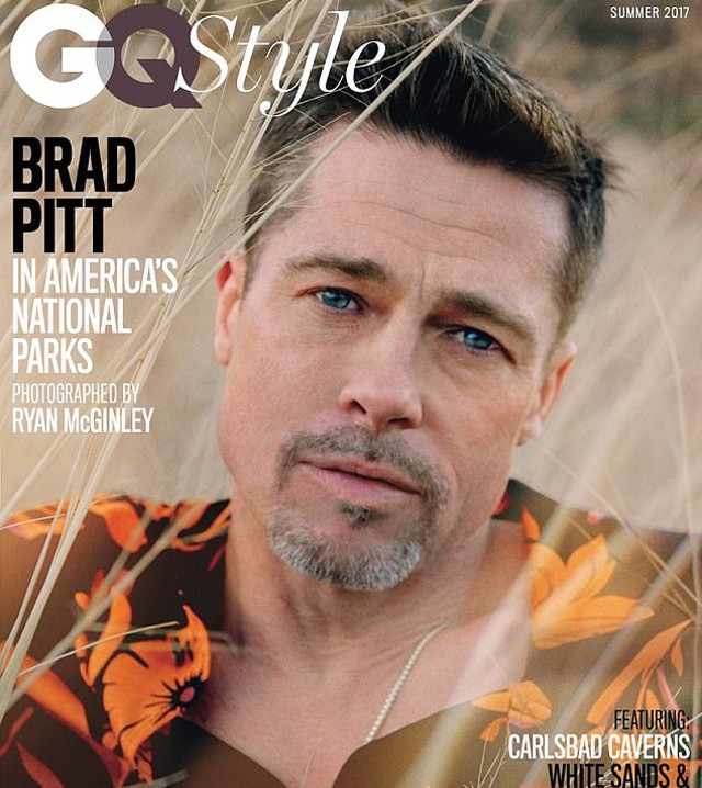 Brad Pitt első címlapszereplése a válás óta
