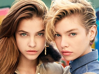 Palvin Barbi barátnőjével egy divatanyagban