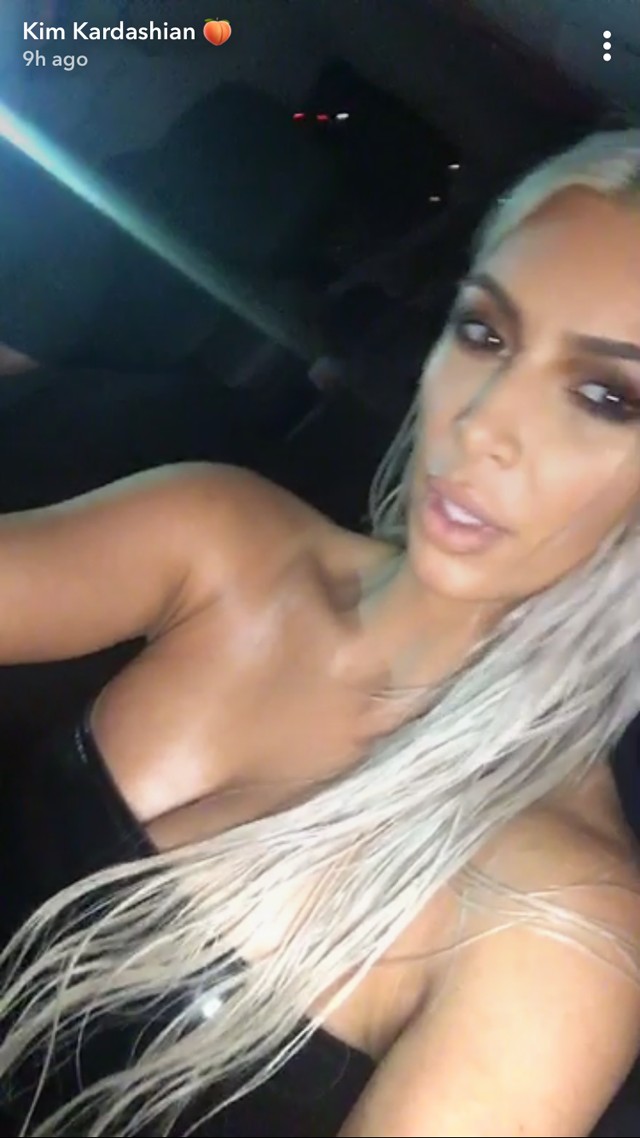 Kim Kardashian snapchat