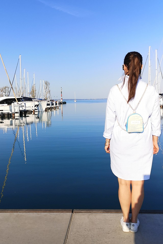 Eöttevényi Zsófi a lehető legjobb helyen fejezi be a hetet: a Balatonon