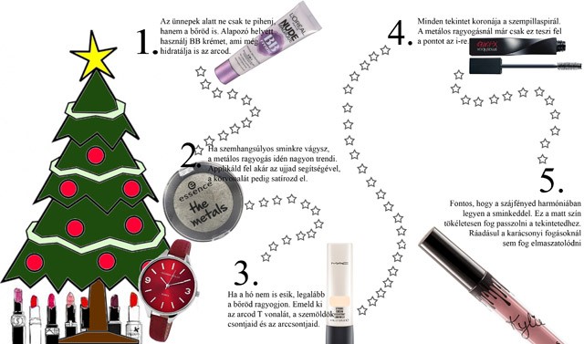 A sminkeden nem fog múlni a karácsony!