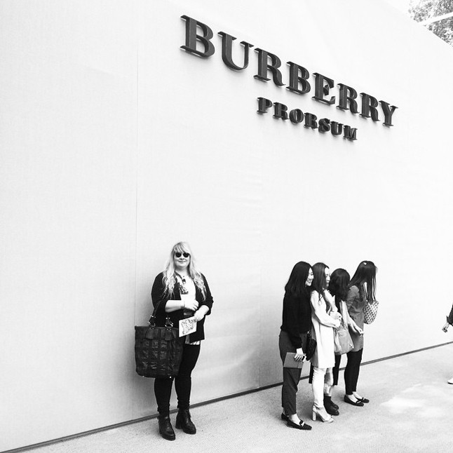 Szegedi Kata is kint volt a bemutatón.