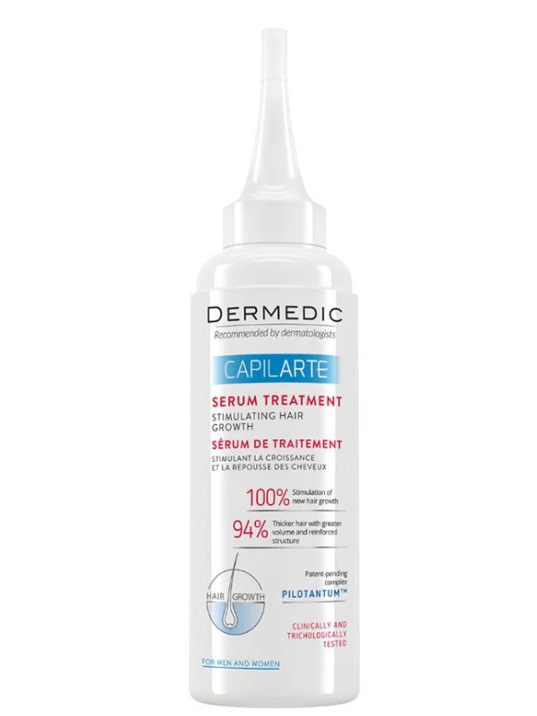 Capilarte hajnövekedést serkentő szérum - DERMEDIC, 7999 Ft/150 ml (53, 33 Ft/1 ml), GLAMOUR-kuponnal 25% kedvezménnyel 5999 Ft az Unipatika üzleteiben és az unipatika.hu weboldalán  