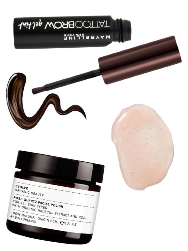 Tattoo Brow Gel szemöldökszínező MAYBELLINE 3999 Ft, Rózsakvarc arcradír EVOLVE 9590 Ft/60 ml - douglas.hu