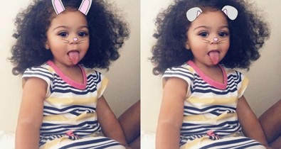 Kivasalta kétéves kislánya haját- rátámadt az internet!