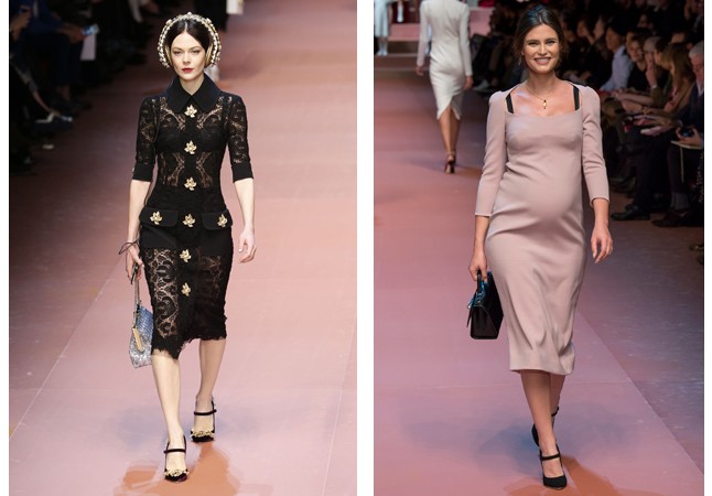 Kinga és a várandós Bianca Balti