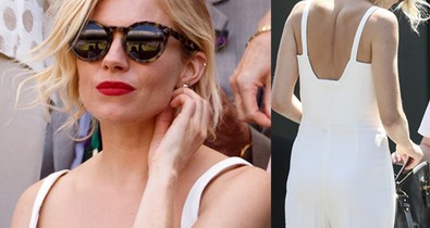 Sienna Miller viselte Wimbledon legszebb fehér overallját