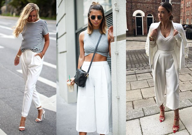 A hét trendje: igazi nyári klasszikus a fehér nadrág