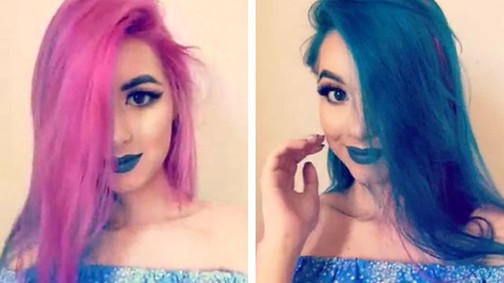 Ez a színváltós frizura egyszerűen fantasztikus