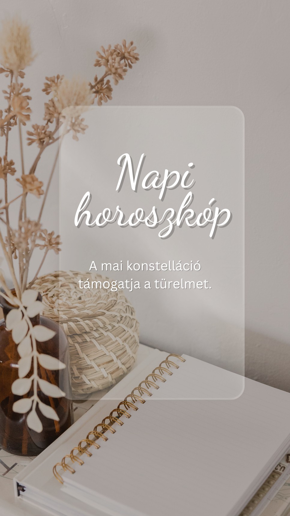 Ez a napi horoszkóp üzenete