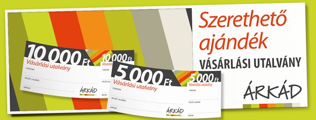 Vásárlási utalvány ÁRKÁD
