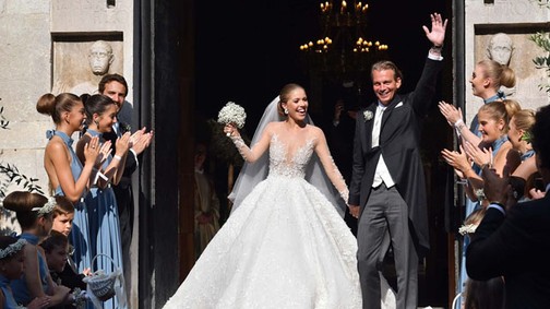 Férjhez ment a Swarovski-örökösnő! Ilyen drága esküvőt csak az álmaidban láttál