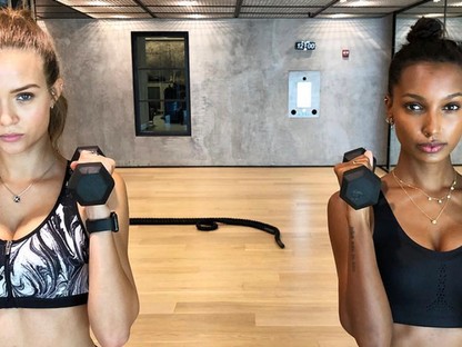 Olyan vadul edzenek a Victoria´s Secret modelljei, hogy csak lesünk