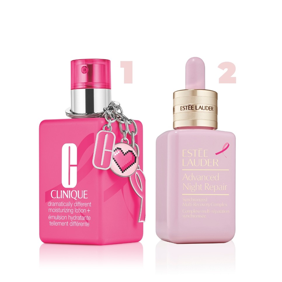 1. Limited-Edition Dramatically Different Lotion+ CLINIQUE 21 800 Ft/200 ml (109 Ft/1 ml) 2. Limited Edition Pink Ribbon Advanced Night Repair Szérum ESTÉE LAUDER 56 000 Ft/50 ml (1120 Ft/1 ml)