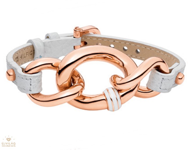 Bőr- és fémkarkötő TOMMY HILFIGER 26700 Ft, GLAMOUR-napokon 21360 Ft