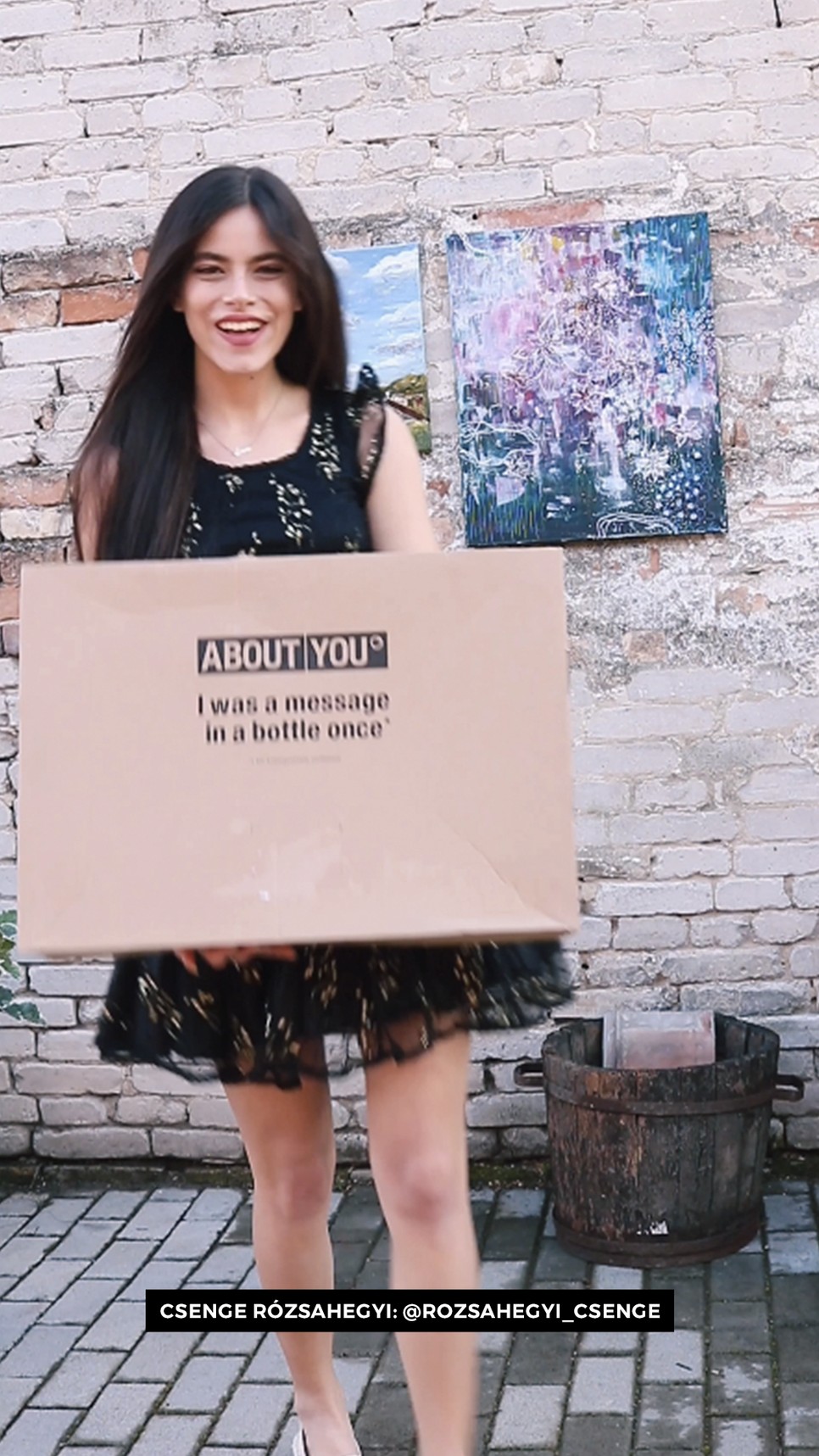Rózsahegyi Csenge kampánya az About You-nak