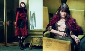 Gyönyörű divatanyagban a magyar topmodell, Nagy Andy