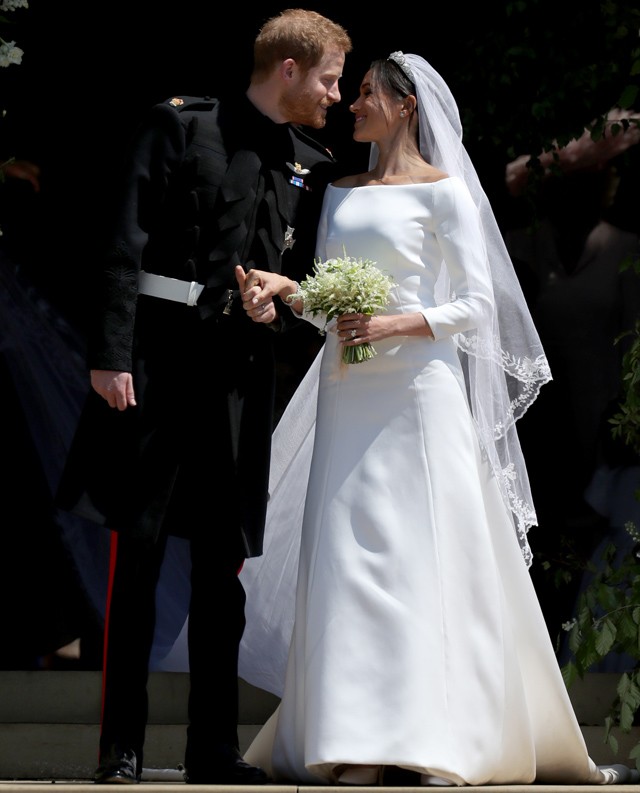 Meghan Markle és Harry az esküvőjükön