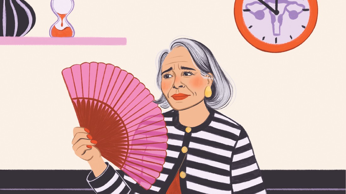 menopauza illusztráció