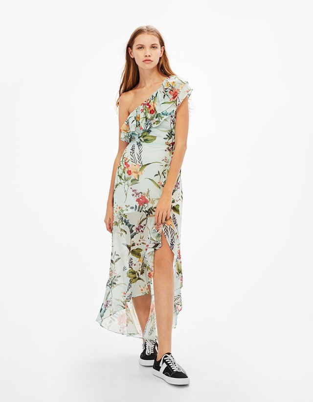 Asszimmetrikus ruha BERSHKA 4995 Ft- bershka.com