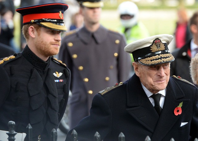 Harry herceg és nagyapja, Fülöp herceg